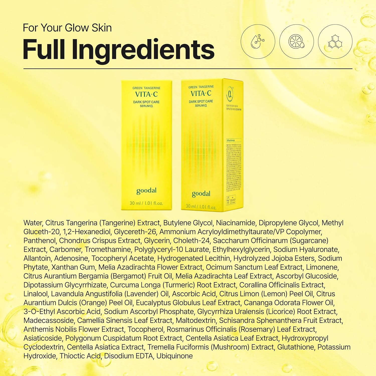 Goodal Green Tangerine Vitamin C Dark Spot Serum Alpha AsiaBeautyMall