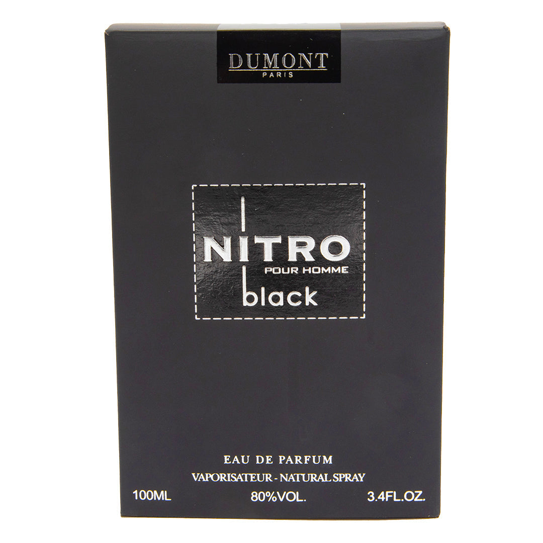 Dumont Paris Nitro Black Pour Homme Eau de Parfum 3.4 oz Fandi Perfume