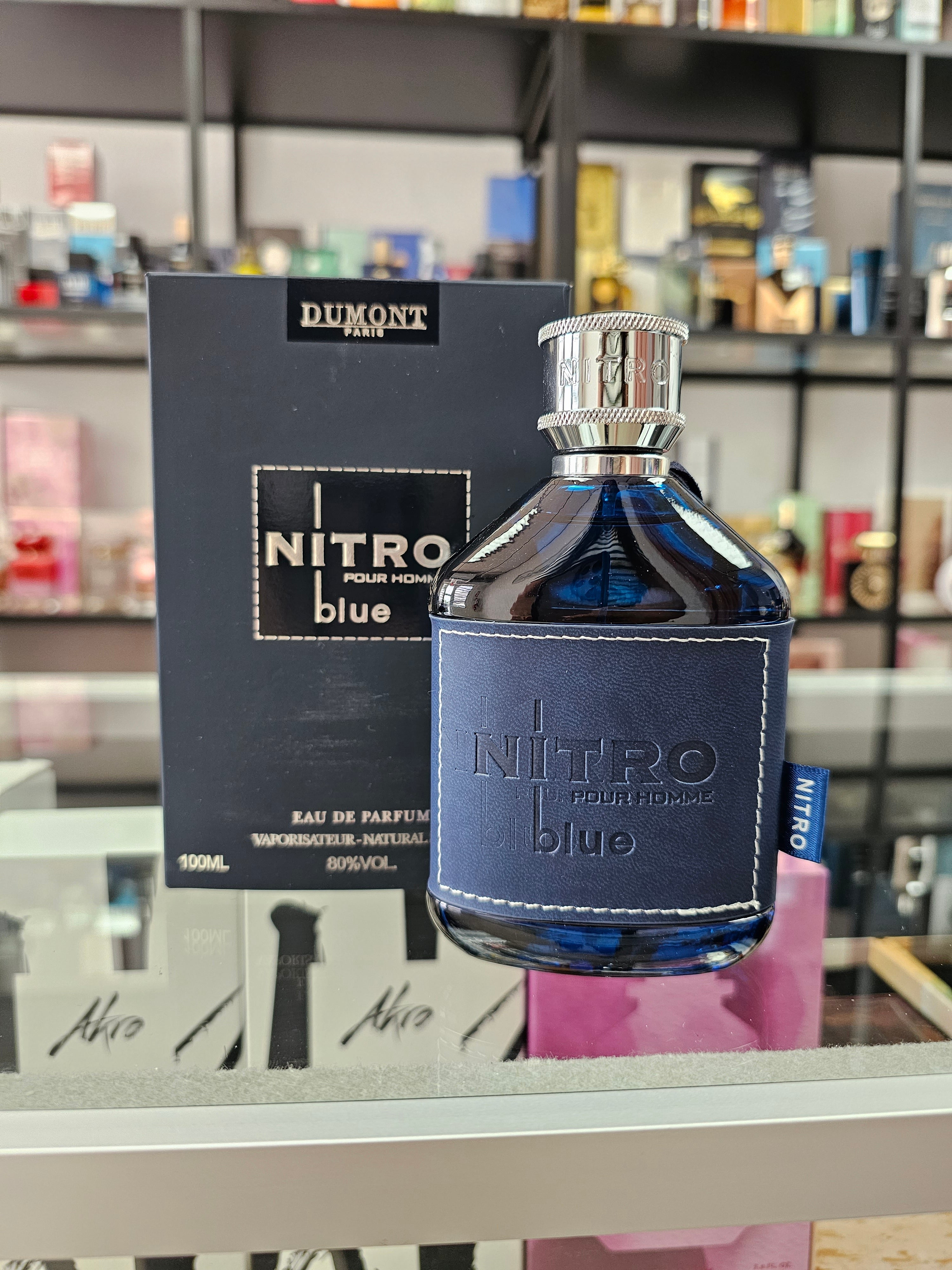 Dumont Paris Nitro Blue Pour Homme Eau de Parfum 3.4 oz Fandi Perfume