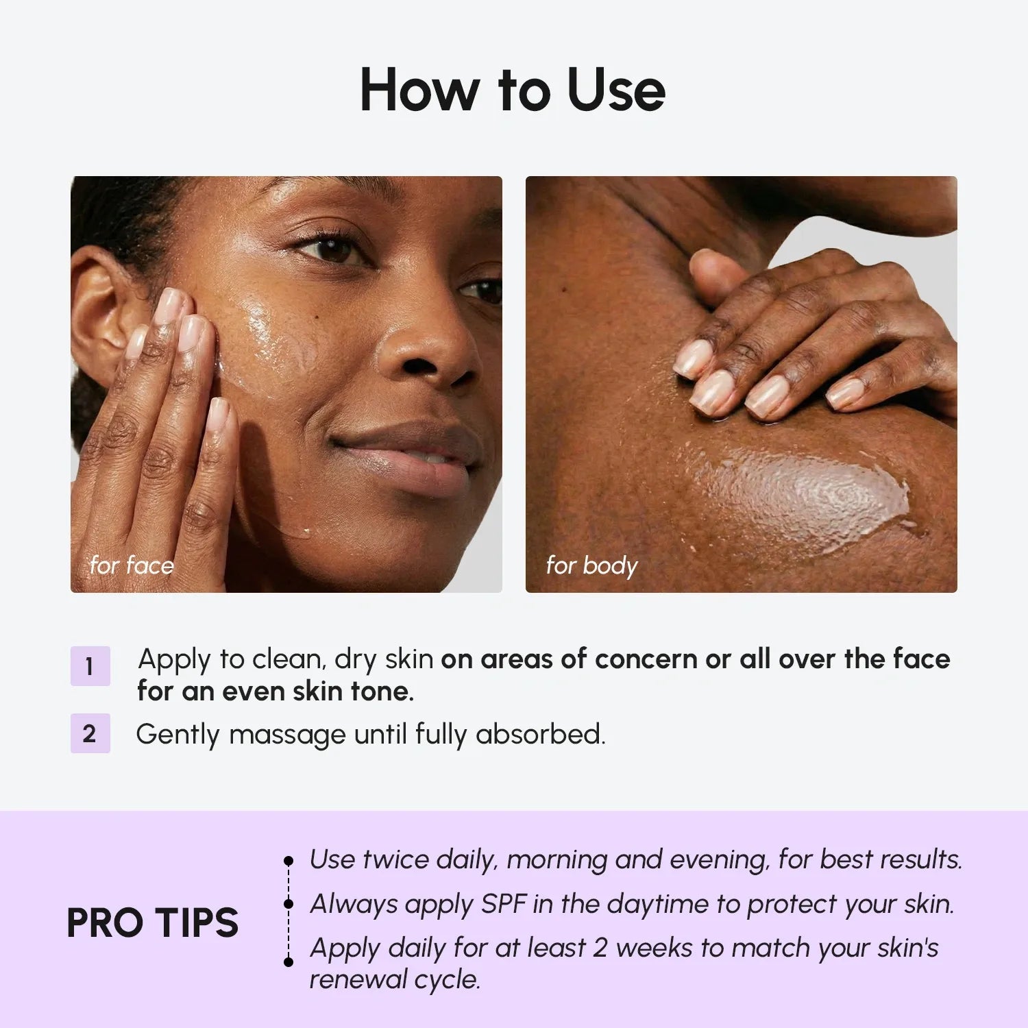 Face & Body Serum for Dark Spots Maree