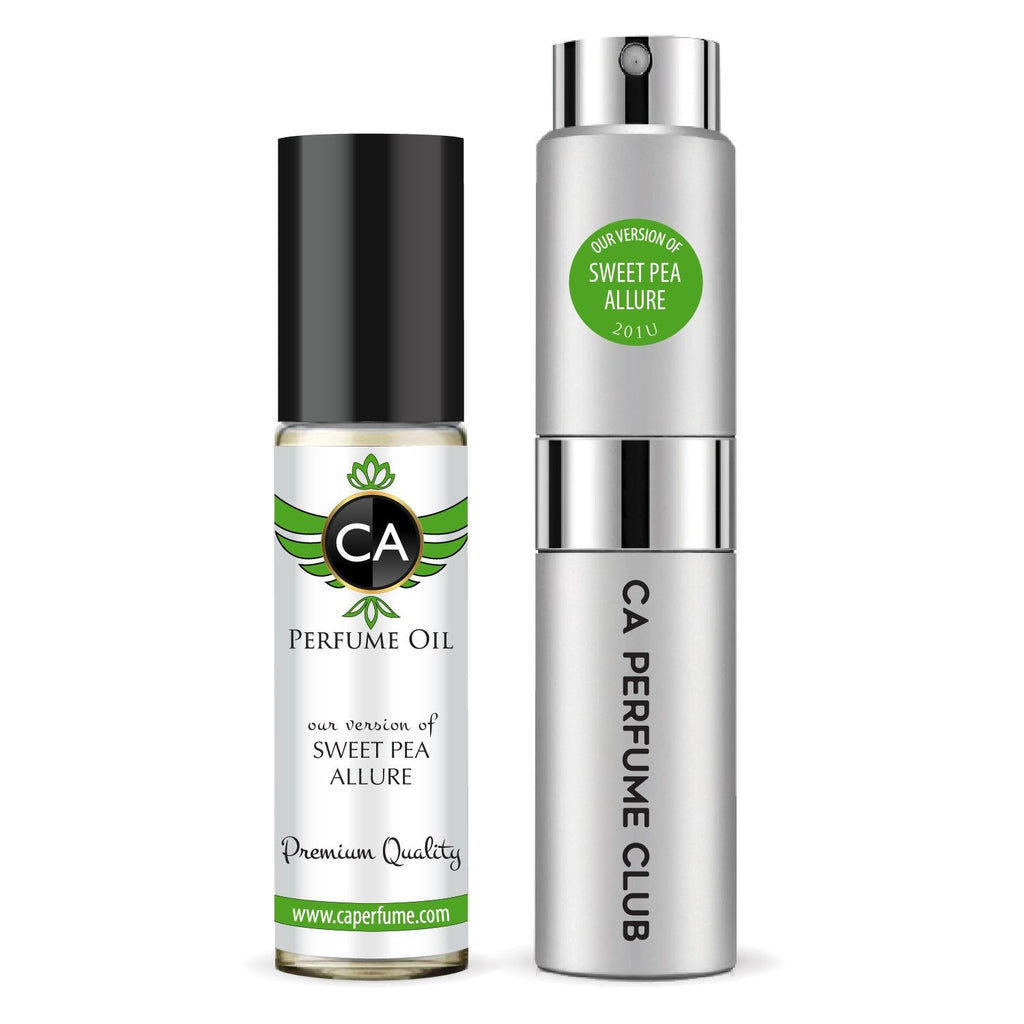 201- Sweet Pea Allure LongWear System™ Fragrance Oil and Perfume Spray Bundle CA Perfume Club
