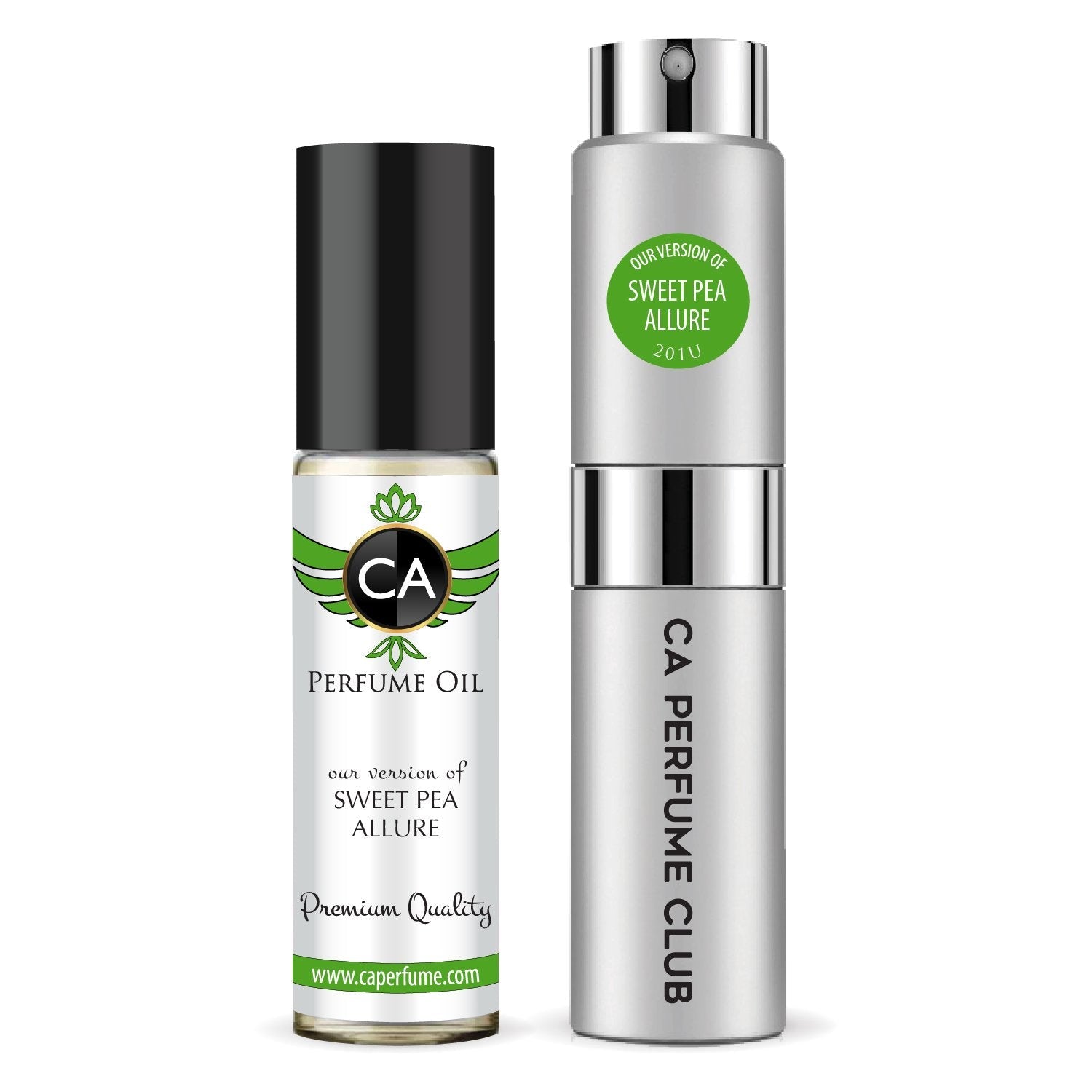 201- Sweet Pea Allure LongWear System™ Fragrance Oil and Perfume Spray Bundle CA Perfume Club