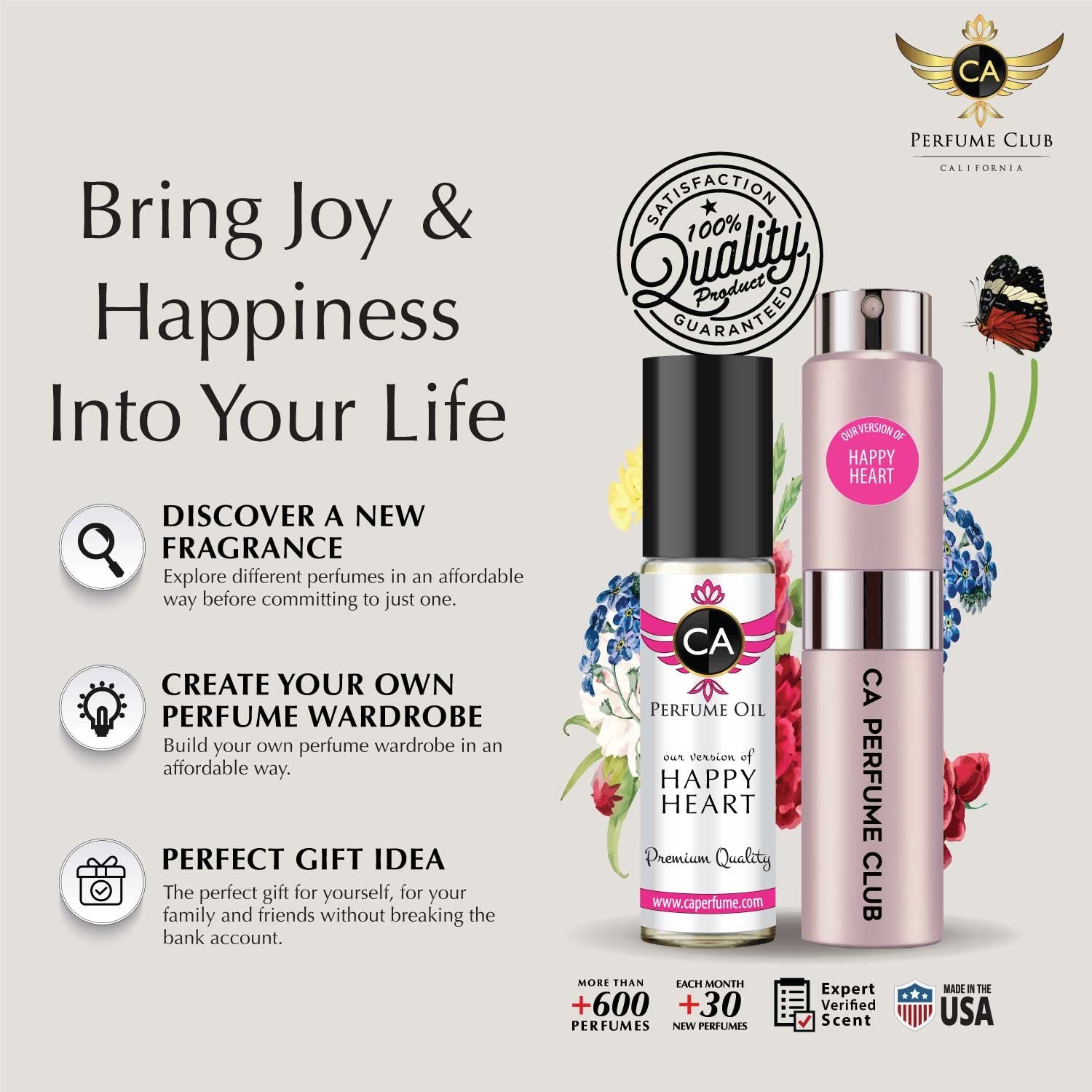 041- Blooming Mind Duo Set  Fragrance Oil and Perfume Spray Bundle CA Perfume Club