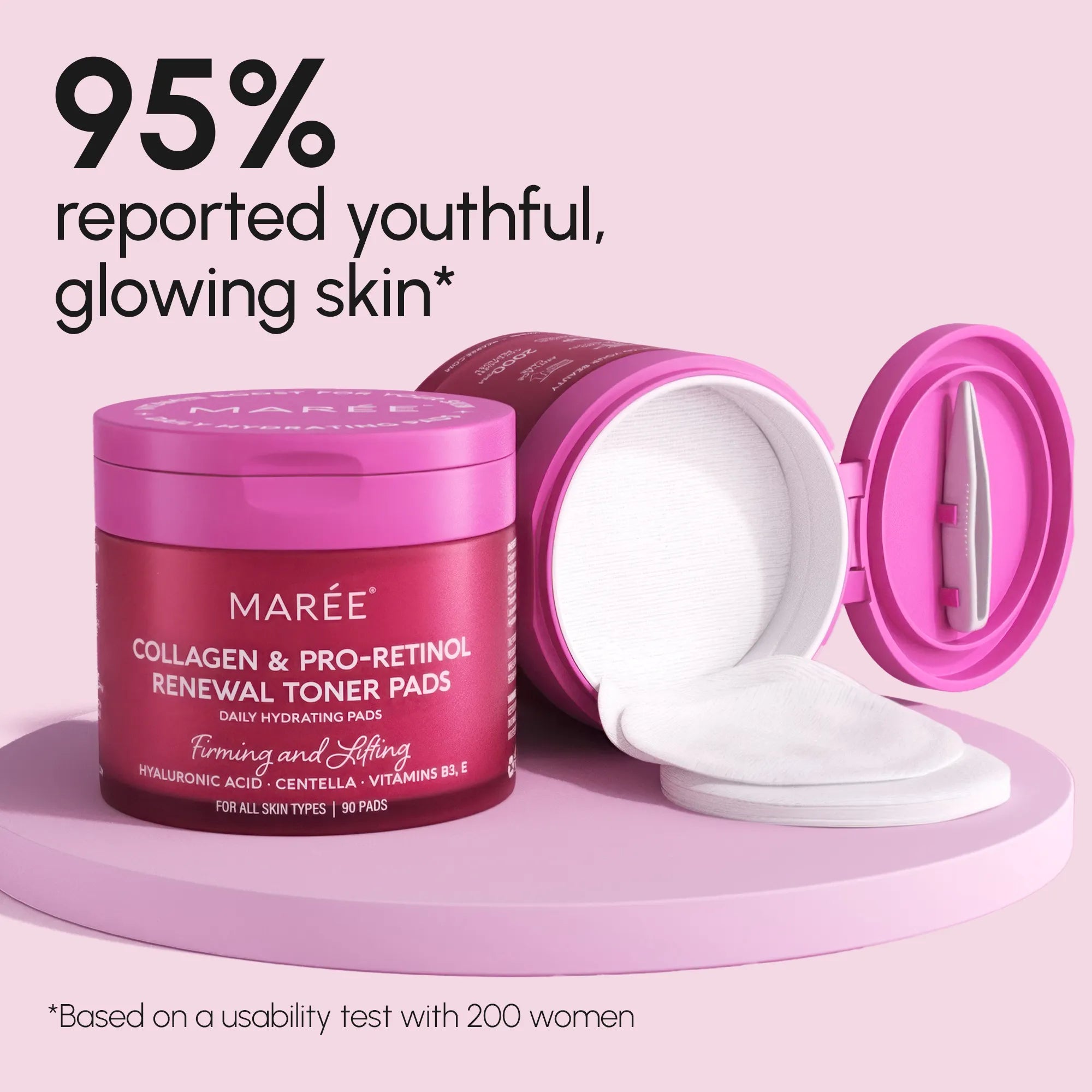 Collagen & Retinol Toner Pads Maree