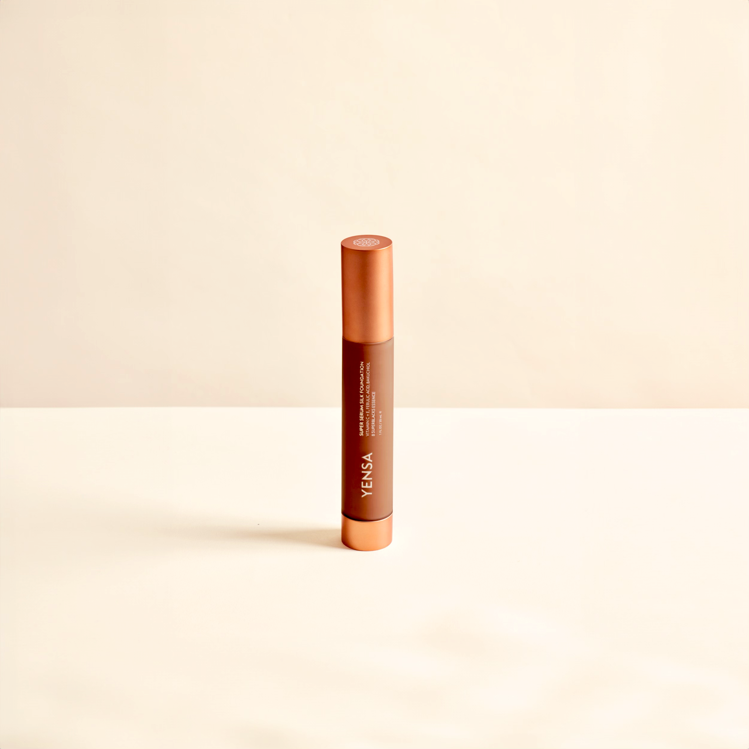 Super Serum Silk Natural Glow Hydrating Peptide Foundation for Radiant Skin YENSA