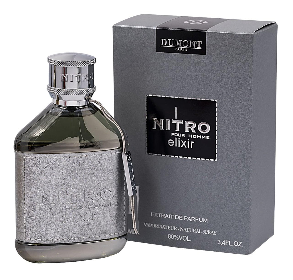 Dumont Nitro Elixir Pour Homme Extrait de Parfum 3.4 oz Fandi Perfume