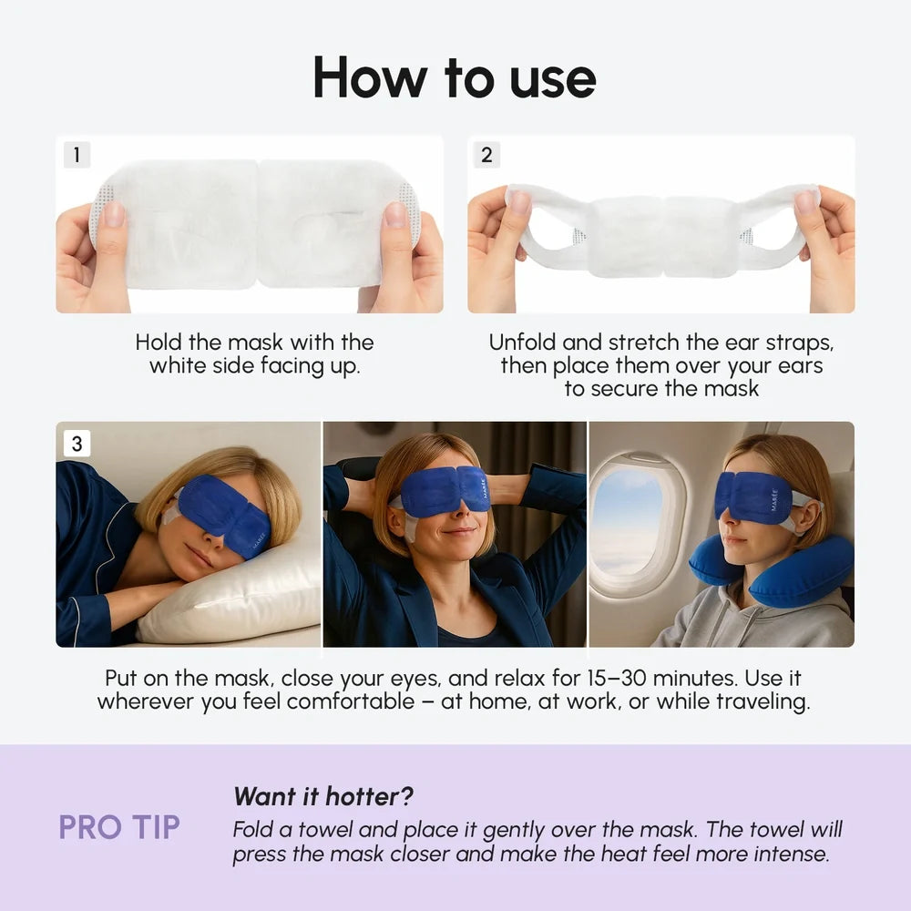 Scented Spa Steam Eye Mask Maree