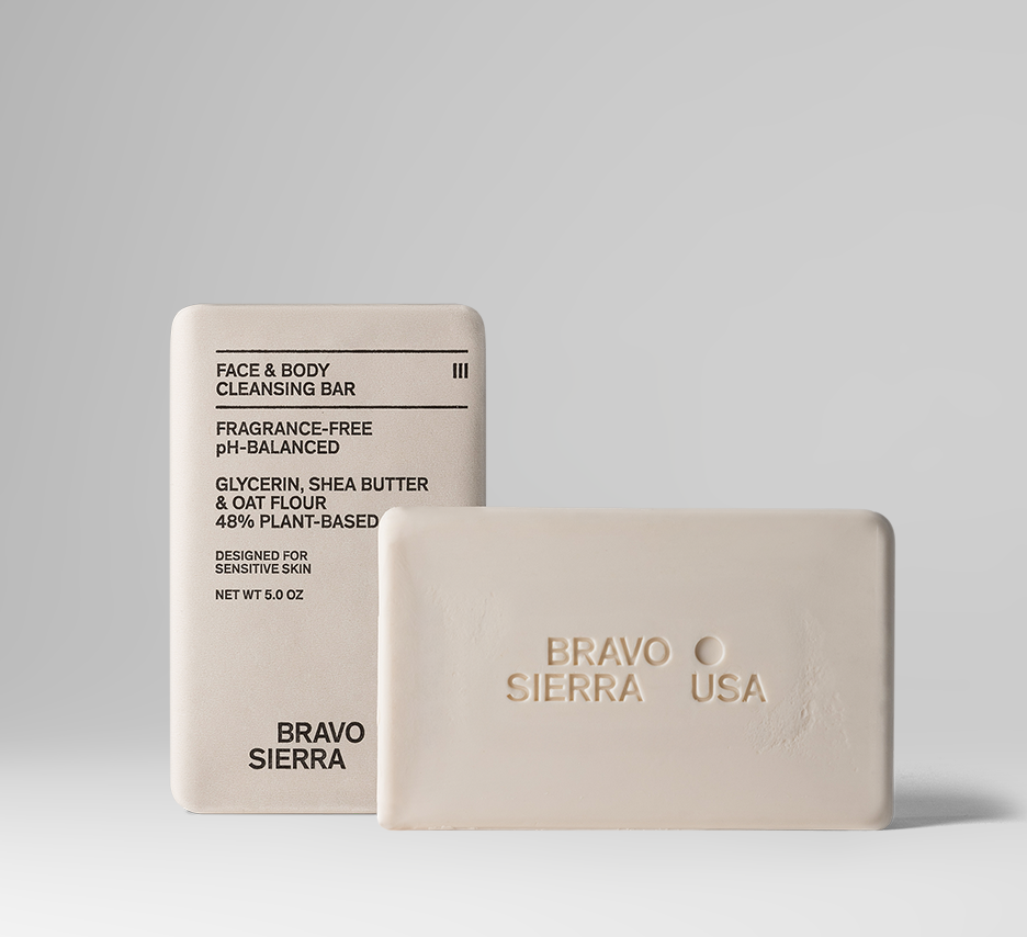 FACE & BODY CLEANSING BAR Bravo Sierra
