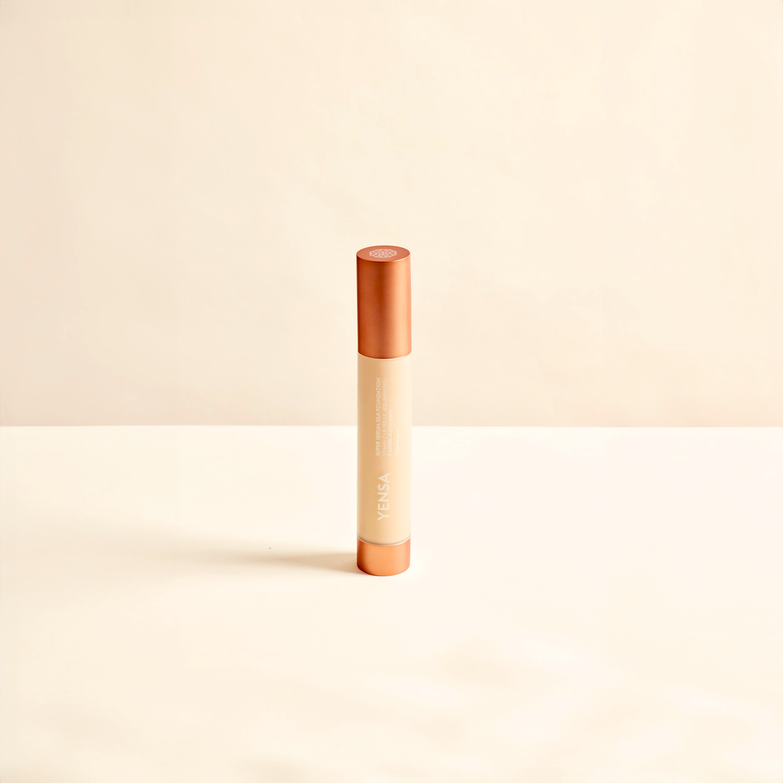 Super Serum Silk Natural Glow Hydrating Peptide Foundation for Radiant Skin YENSA