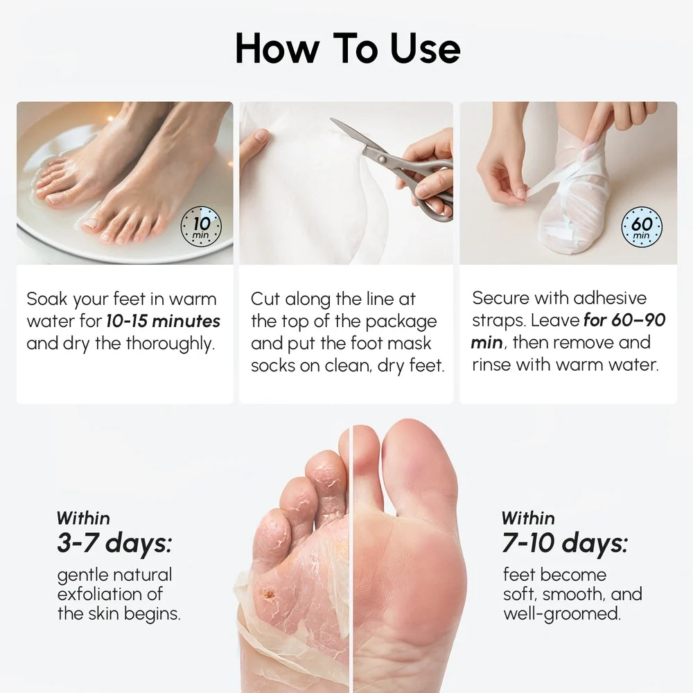 Exfoliating & Hydrating Foot Mask Maree