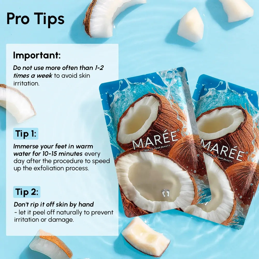 Exfoliating & Hydrating Foot Mask Maree