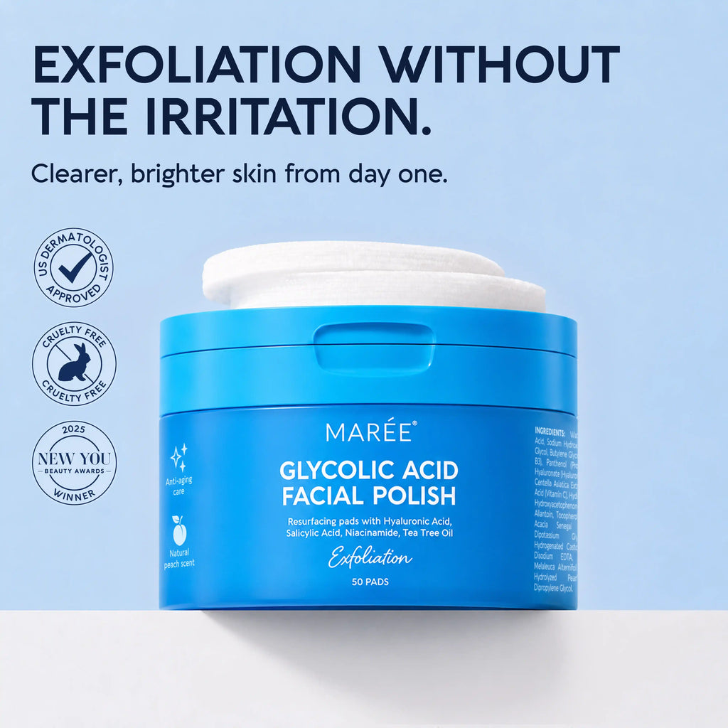 Glycolic Acid Exfoliating Pads Maree
