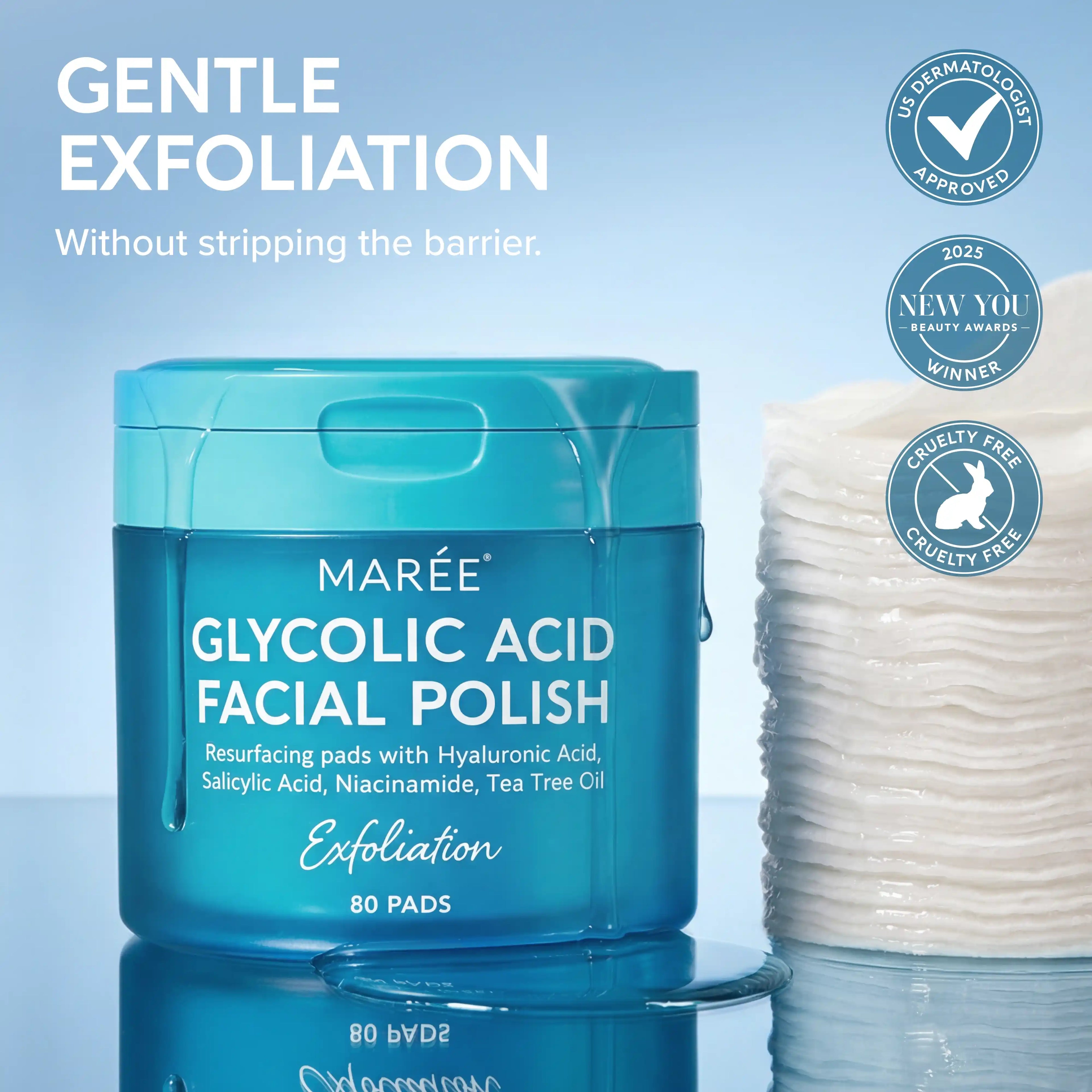 Glycolic Acid Pads 80 PCS Maree