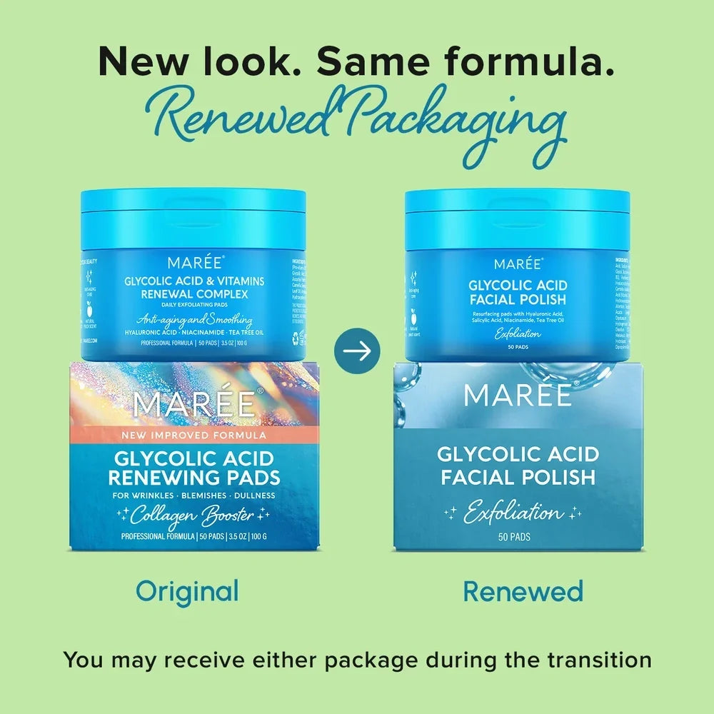 Glycolic Acid Exfoliating Pads Maree