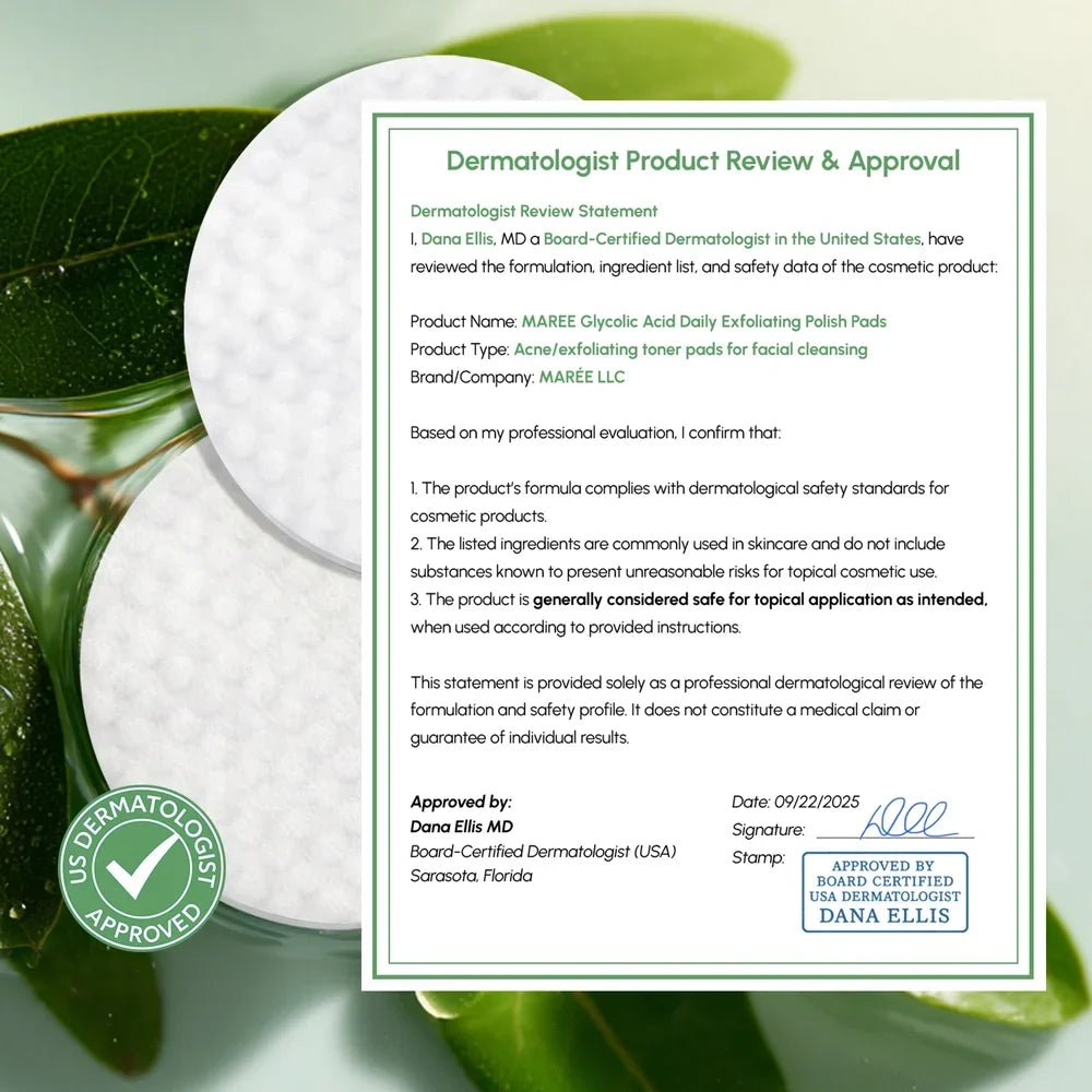 Glycolic Acid Exfoliating Pads Maree