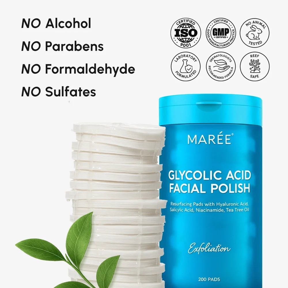 Glycolic Acid Pads 200 PCS Maree