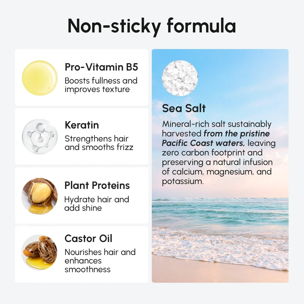 Keratin & Sea Salt Hair Texturizer Maree
