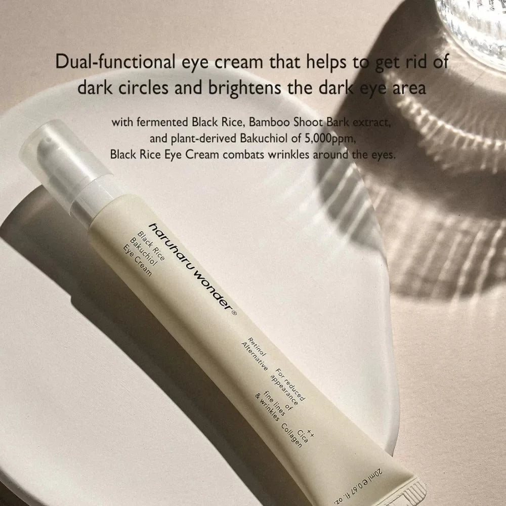 Haruharu Wonder Black Rice Bakuchiol Eye Cream AsiaBeautyMall