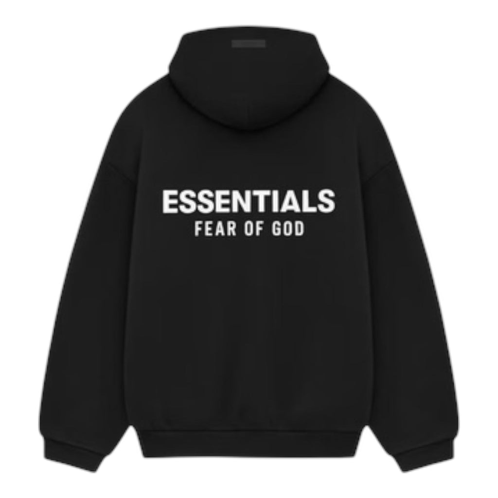 Fear of God Essentials - Fleece Hoodie (FW24 Holiday) Black Sonnys