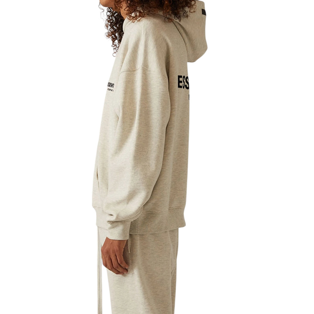 Fear of God Essentials Kids Essentials Hoodie 'Light Oatmeal' Sonnys