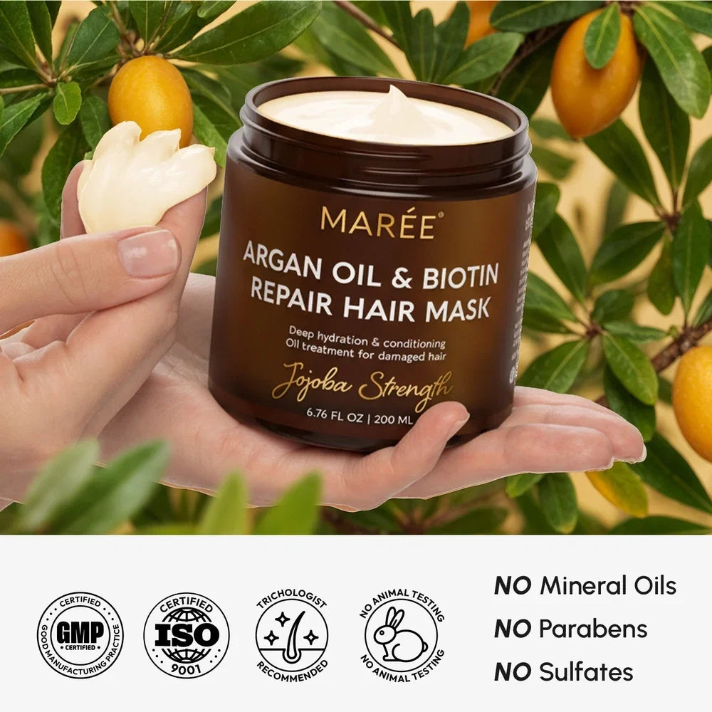 Argan Oil & Biotin Hair Repair Mask Maree