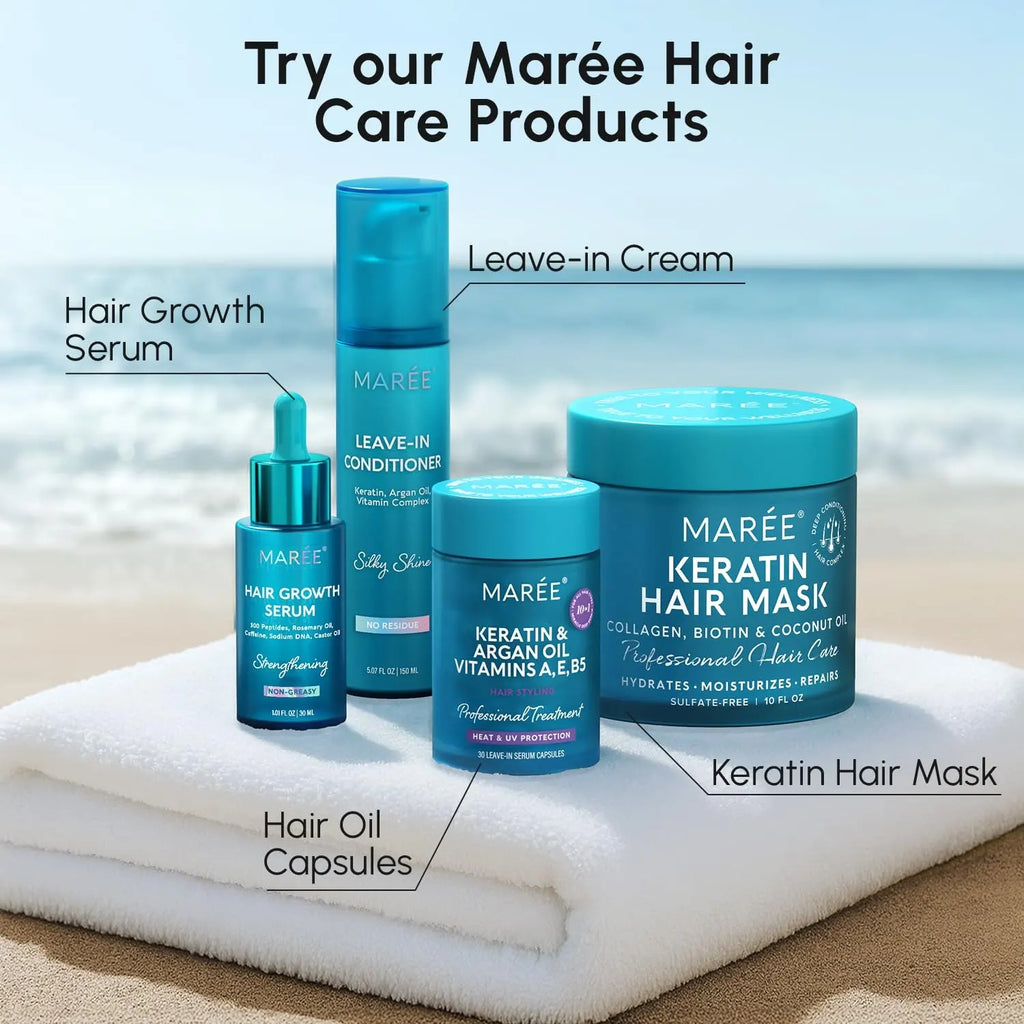 Keratin Oil Capsules for Frizz Control Maree