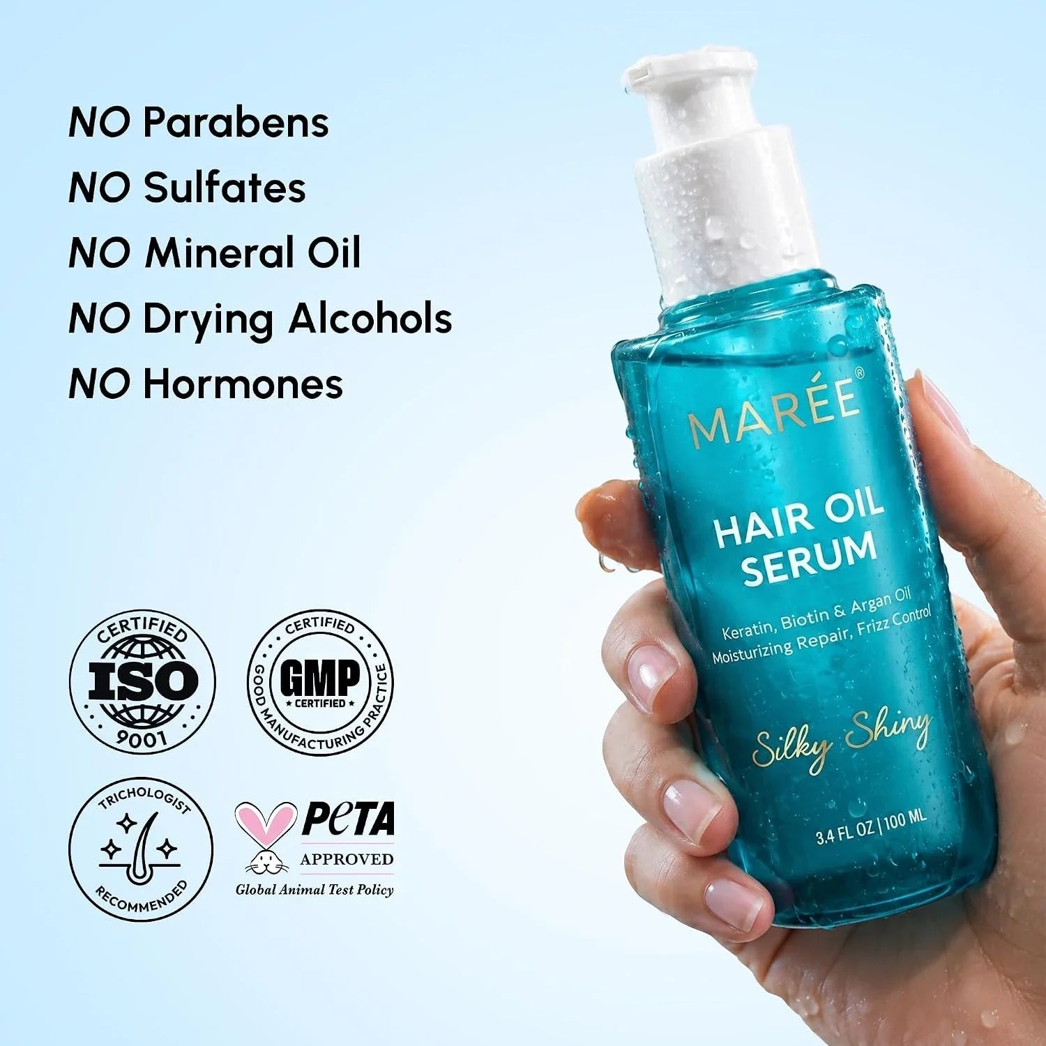 Keratin Oil Serum for Smooth Hair Maree