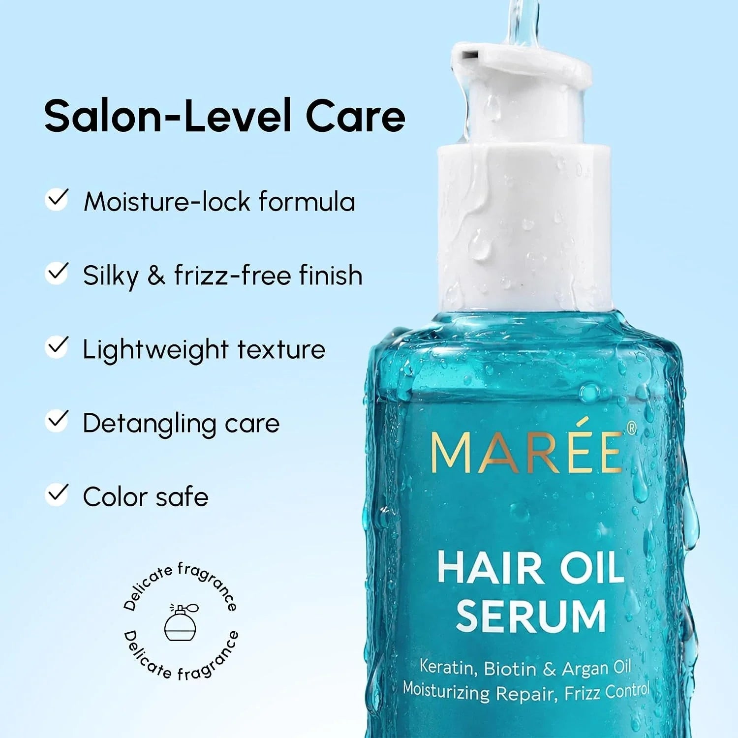 Keratin Oil Serum for Smooth Hair Maree