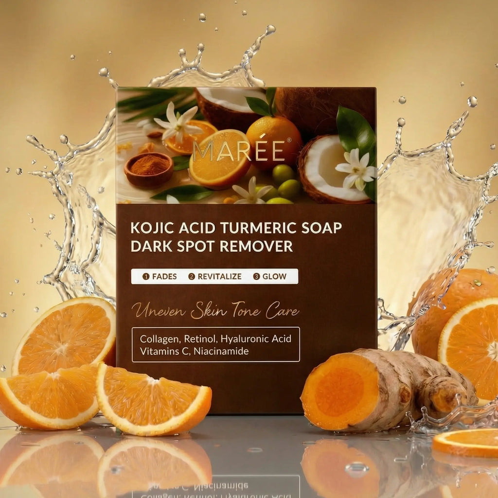 Turmeric Kojic Soap & Scrub Maree