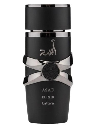 Lattafa Asad Elixir Eau de Parfum Spray for Men 3.4 oz Fandi Perfume
