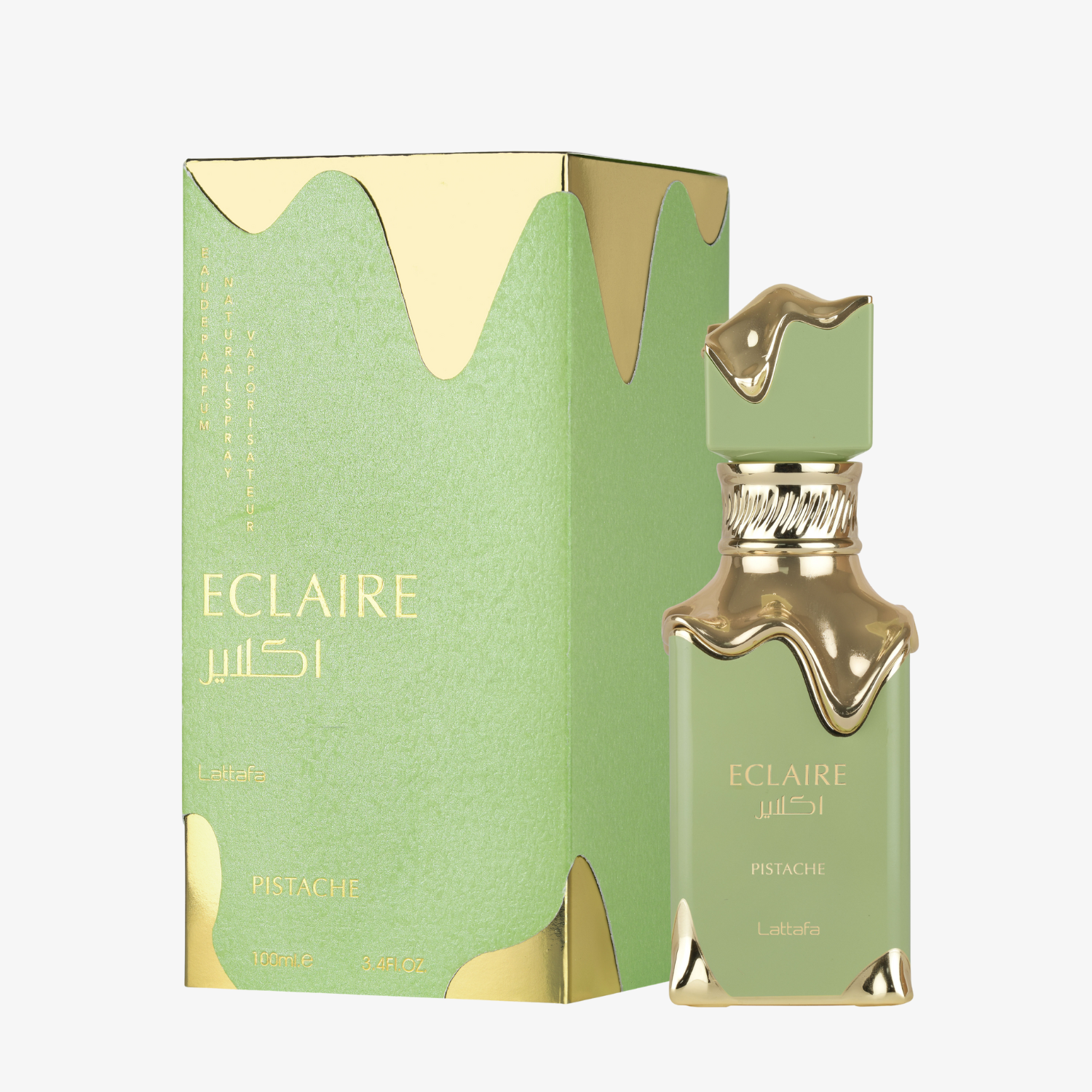 Lattafa Eclaire Pistache Eau de Parfum 3.4 oz Fandi Perfume