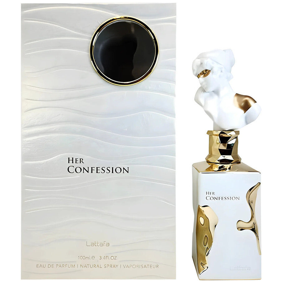 Lattafa Her Confession Eau de Parfum Spray for Women 3.4 oz Fandi Perfume