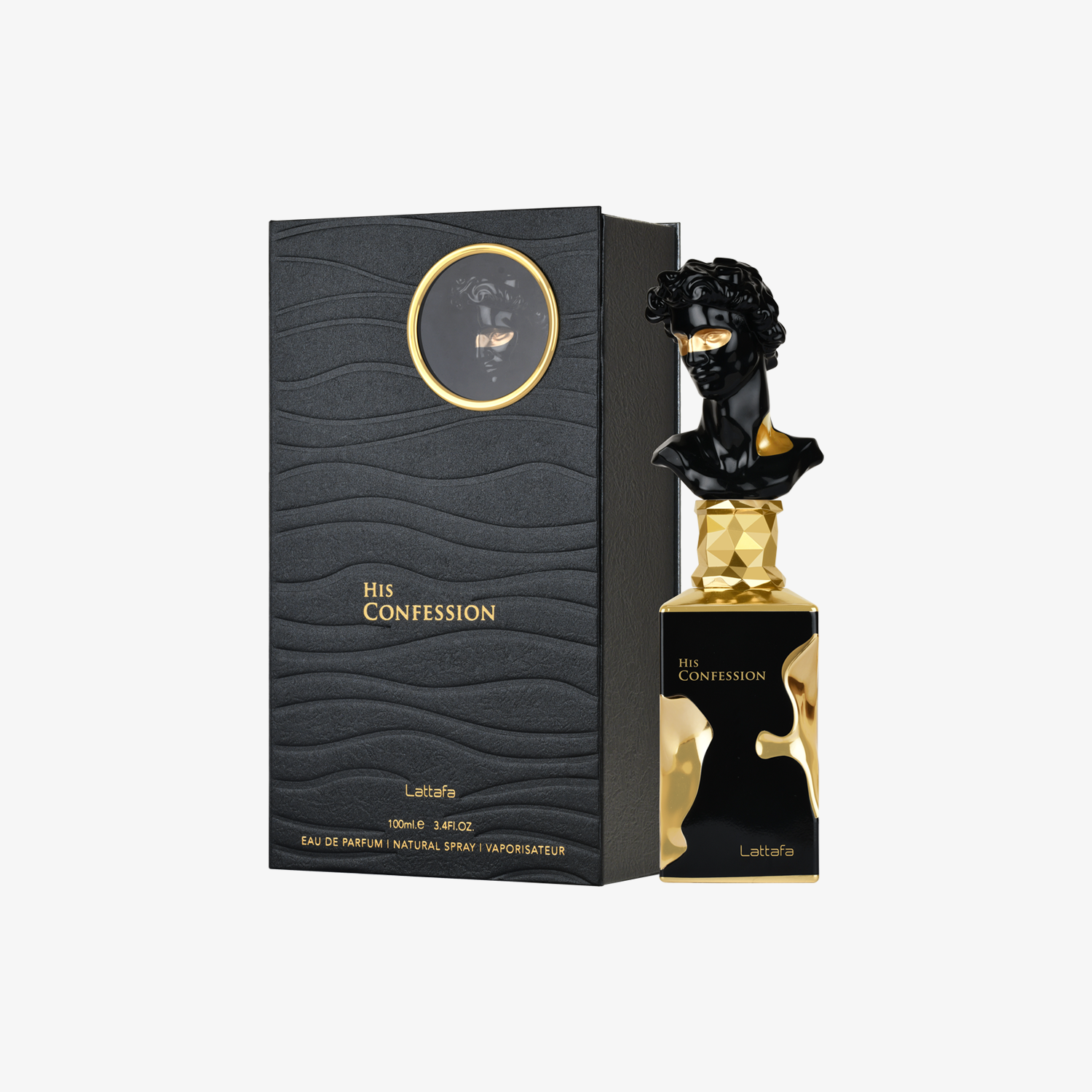 Lattafa His Confession Eau de Parfum 3.4 oz Fandi Perfume