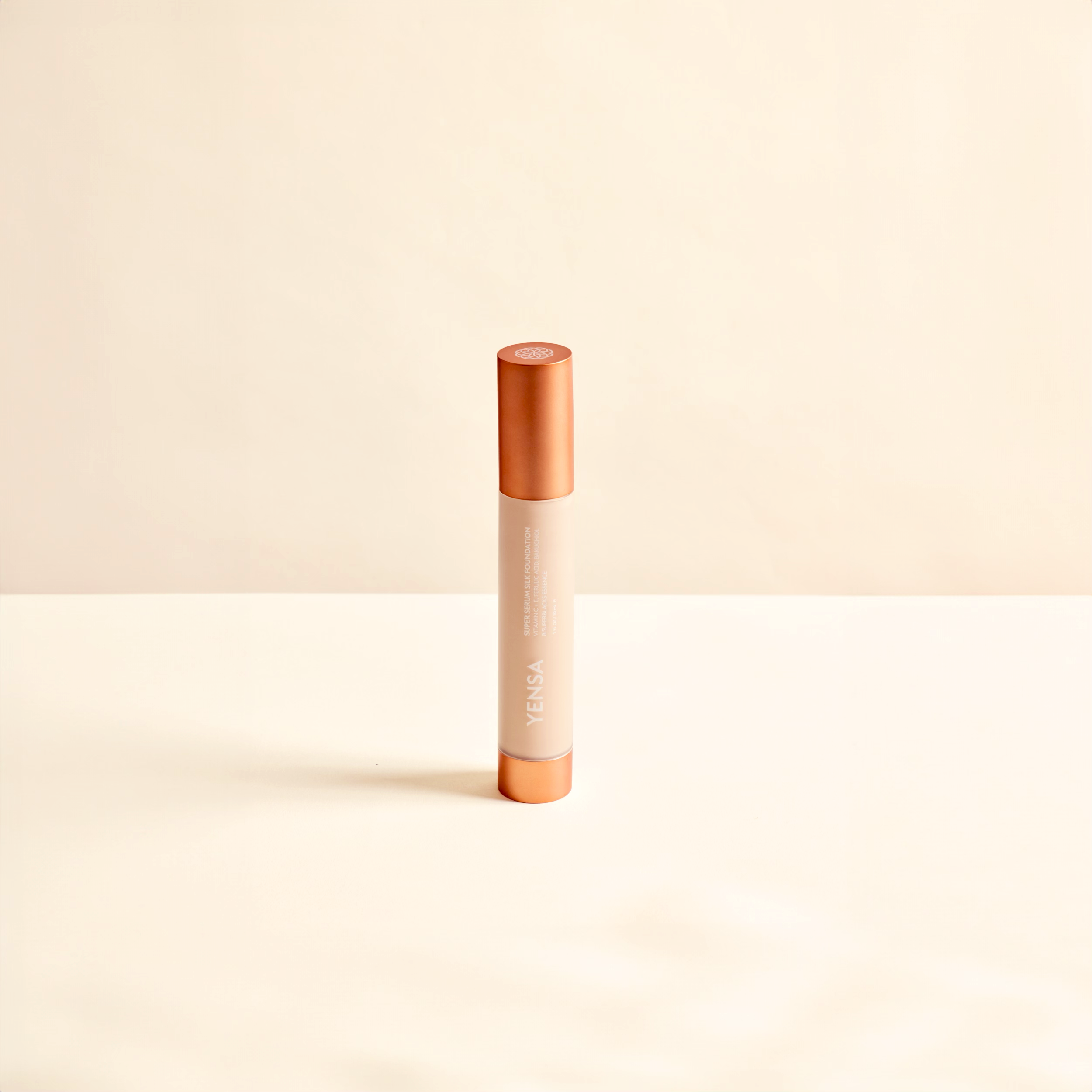 Super Serum Silk Natural Glow Hydrating Peptide Foundation for Radiant Skin YENSA