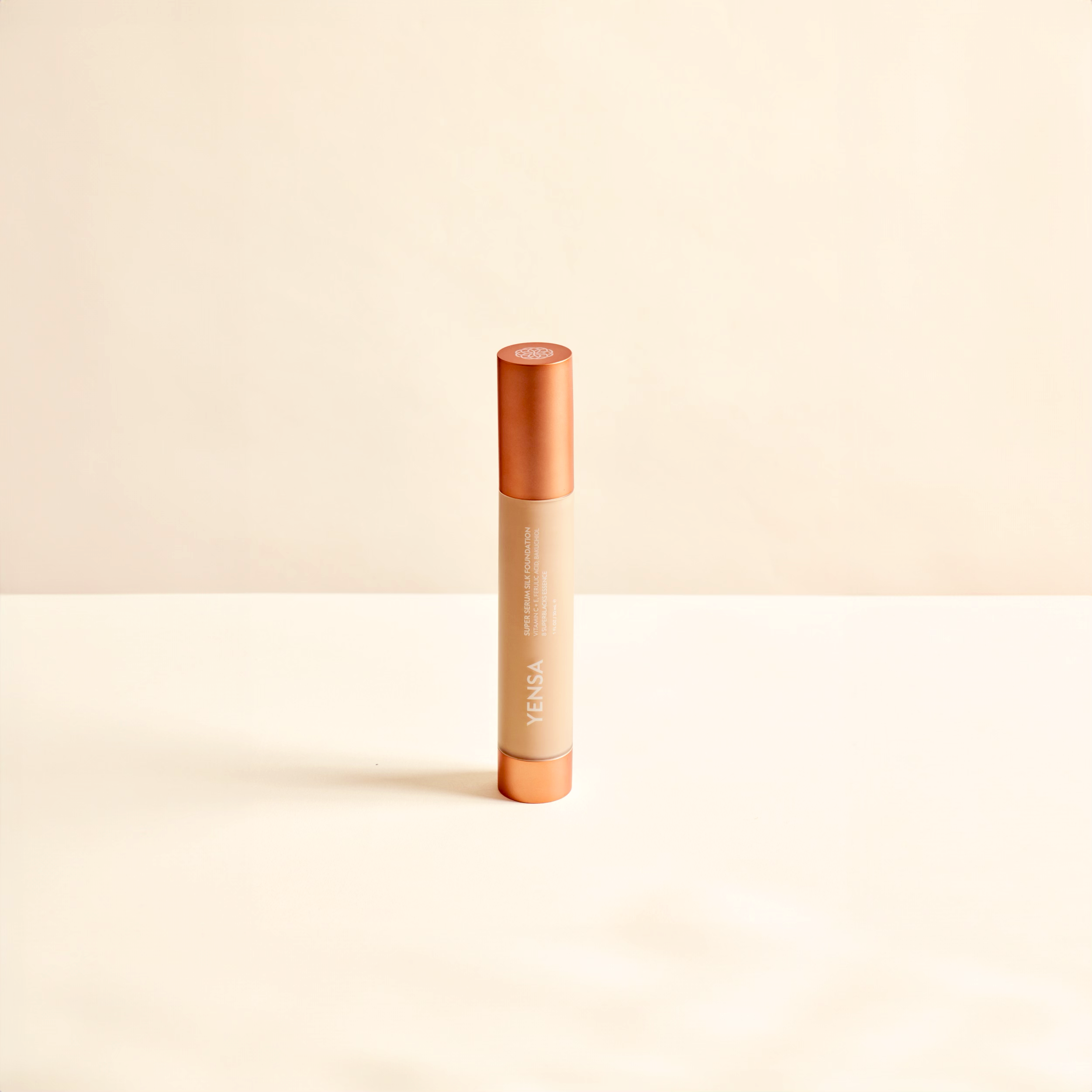 Super Serum Silk Natural Glow Hydrating Peptide Foundation for Radiant Skin YENSA