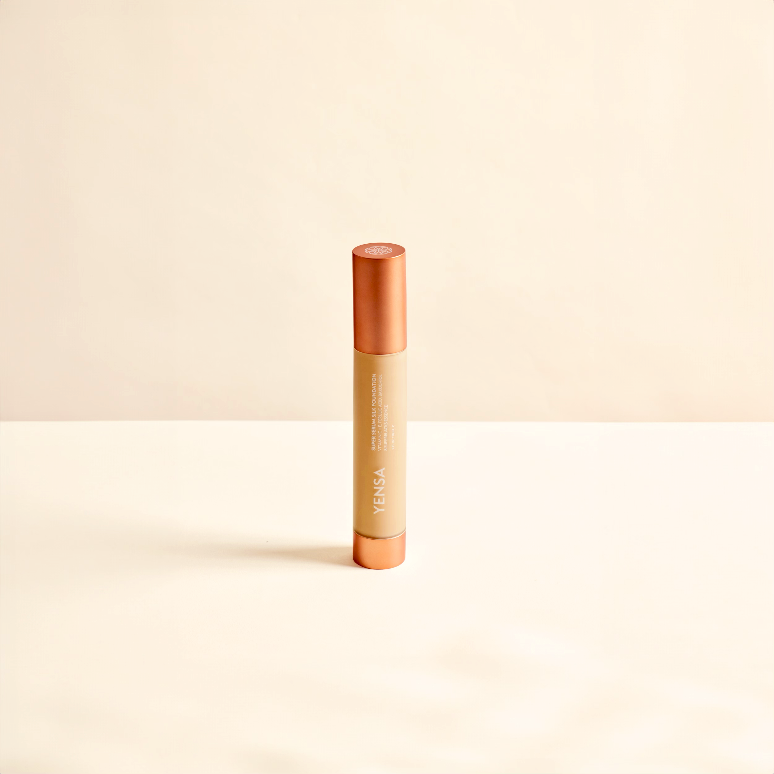 Super Serum Silk Natural Glow Hydrating Peptide Foundation for Radiant Skin YENSA