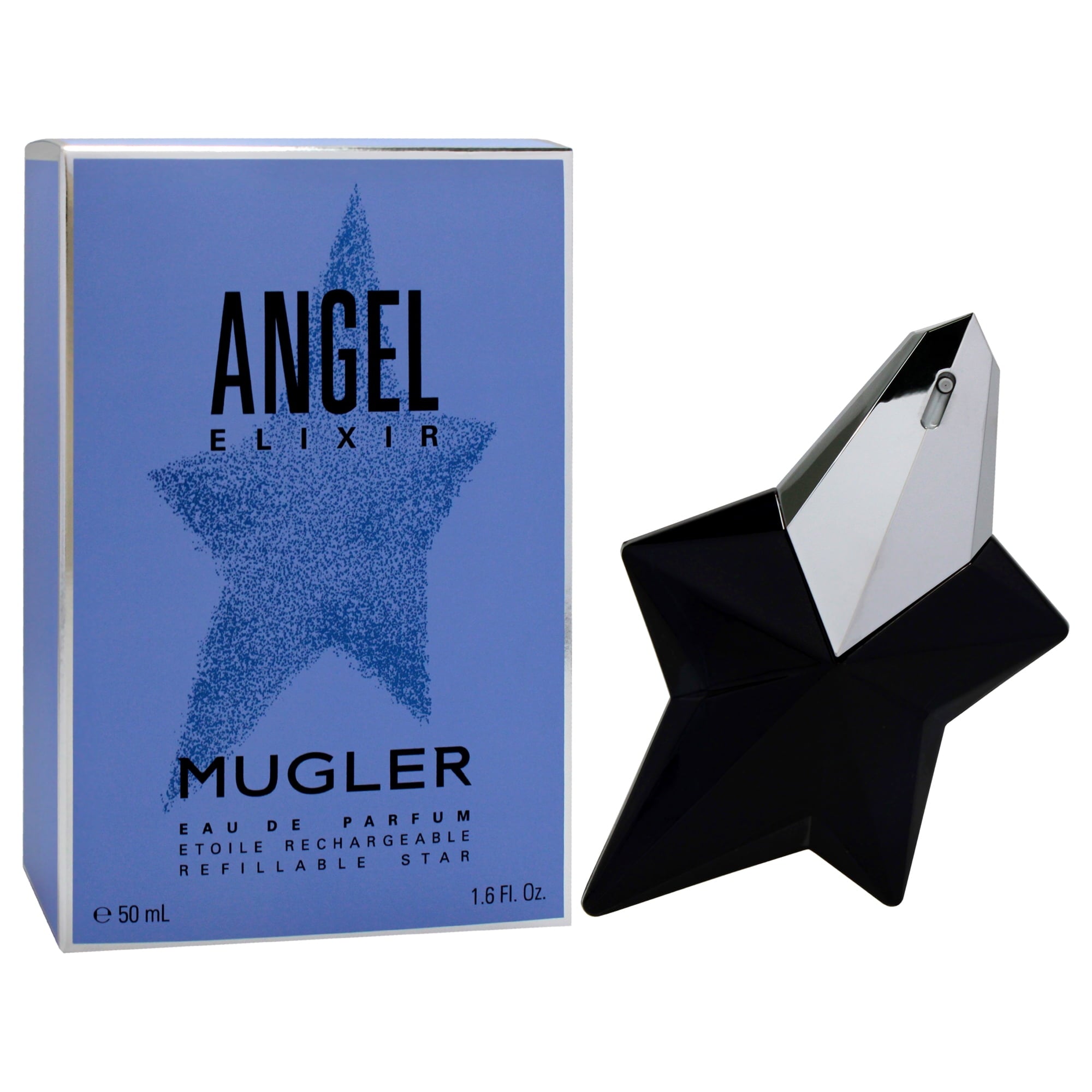 Mugler Angel Elixir Eau de Parfum Refillable Spray for Women, 1.6 oz Fandi Perfume
