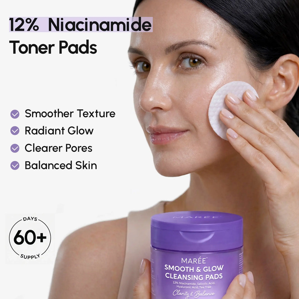 12% Niacinamide Smooth & Glow Pads Maree
