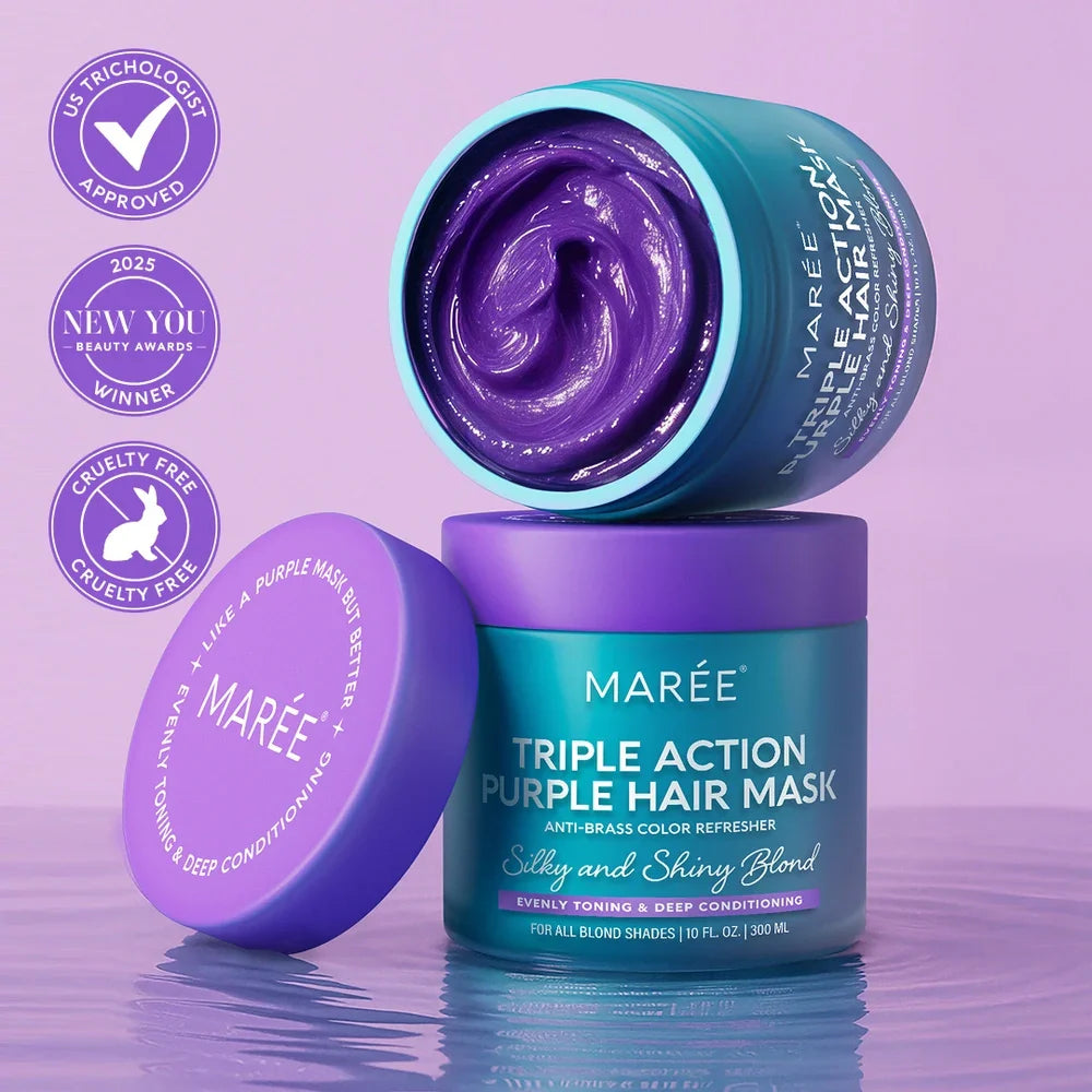 Purple Mask for Blonde Hair Maree
