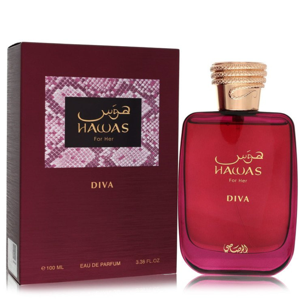 Rasasi Hawas Diva Eau de Parfum Spray for Women 3.4 oz Fandi Perfume