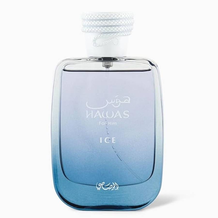 Rasasi Hawas Ice Eau de Parfum Spray for Men 3.38 oz Fandi Perfume