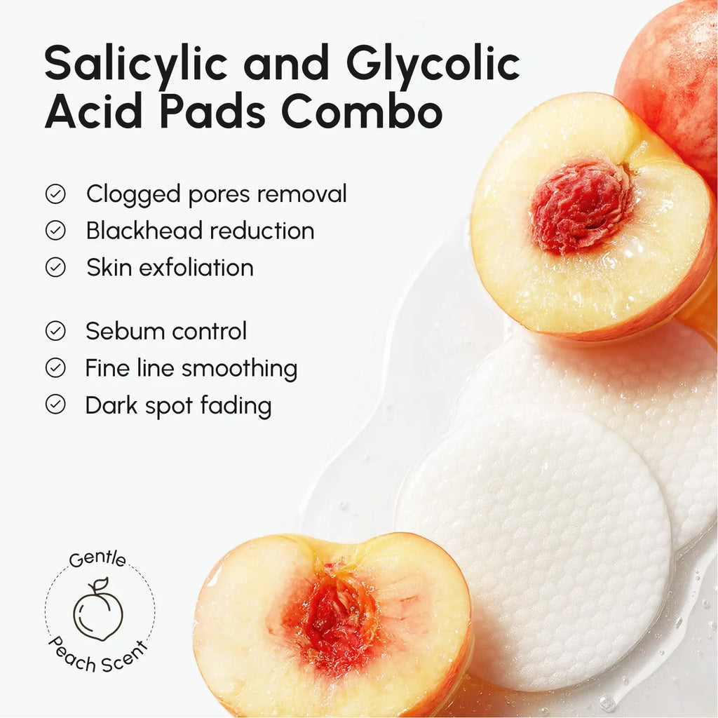 Glycolic & Salicylic Acid Peel Pads Maree