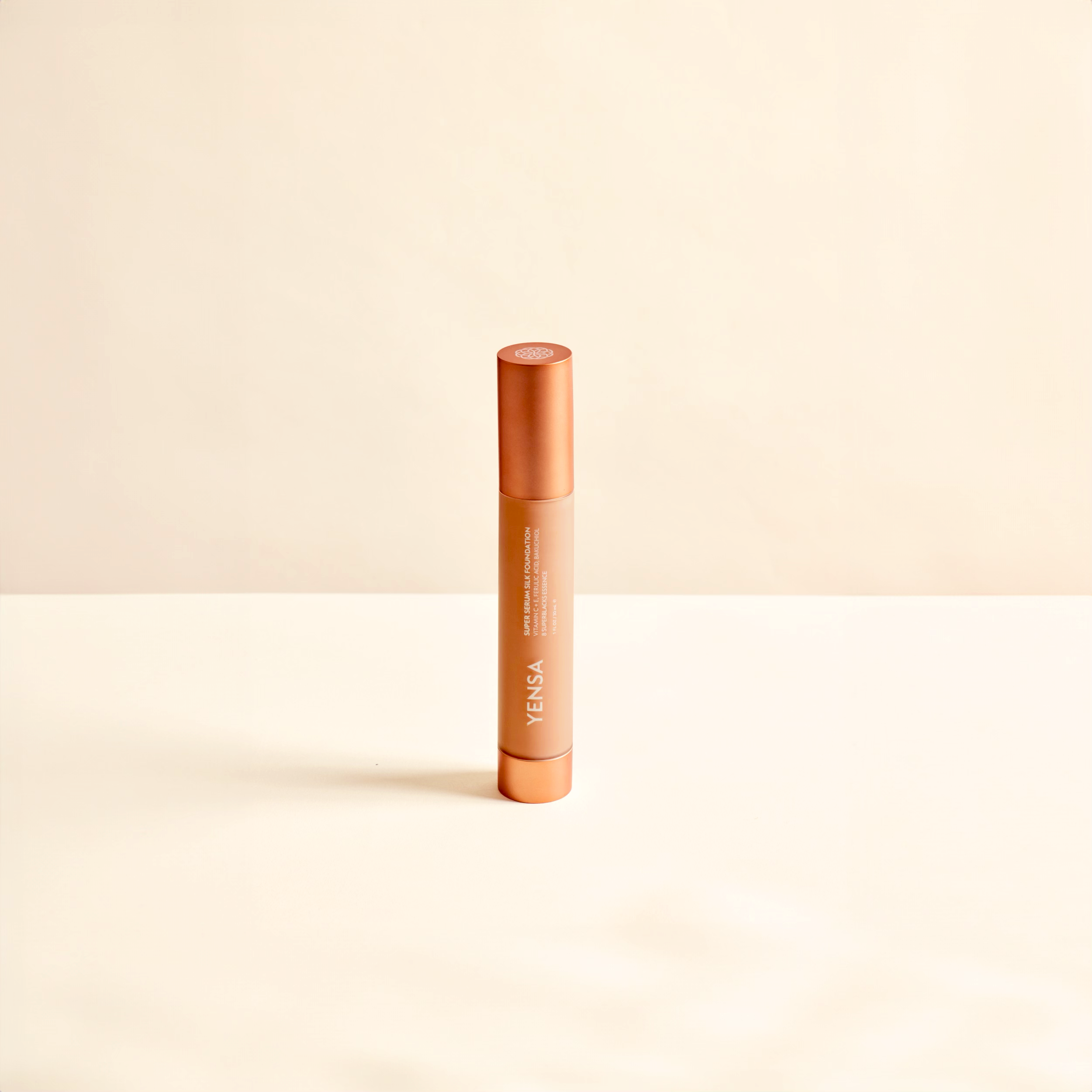 Super Serum Silk Natural Glow Hydrating Peptide Foundation for Radiant Skin YENSA