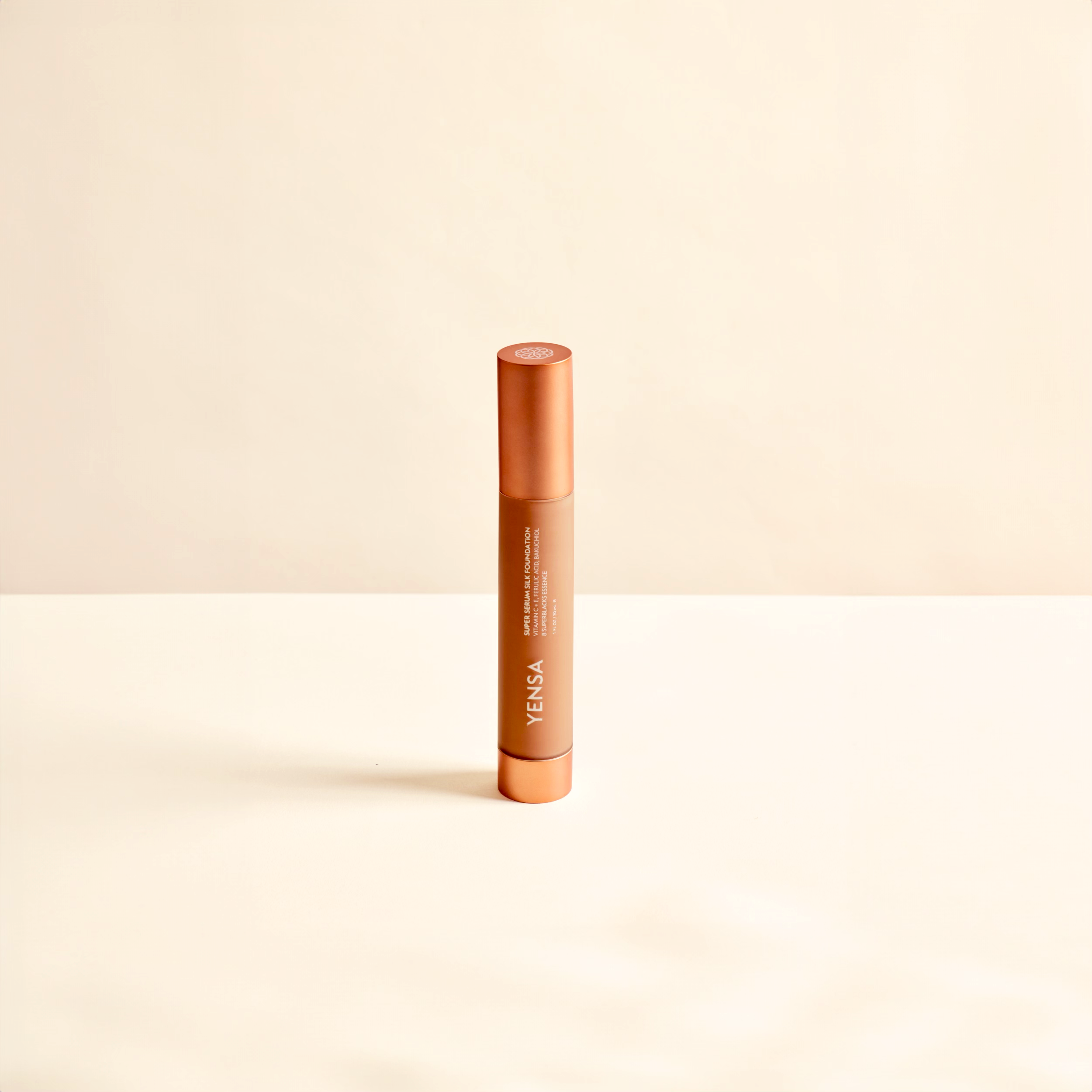 Super Serum Silk Natural Glow Hydrating Peptide Foundation for Radiant Skin YENSA