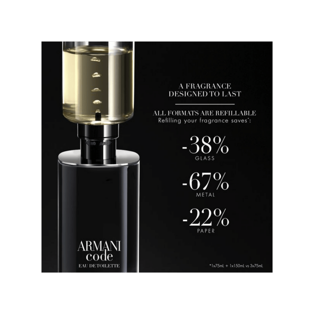 GIORGIO ARMANI - Armani Code Refillable Eau de Toilette The Perfume Store