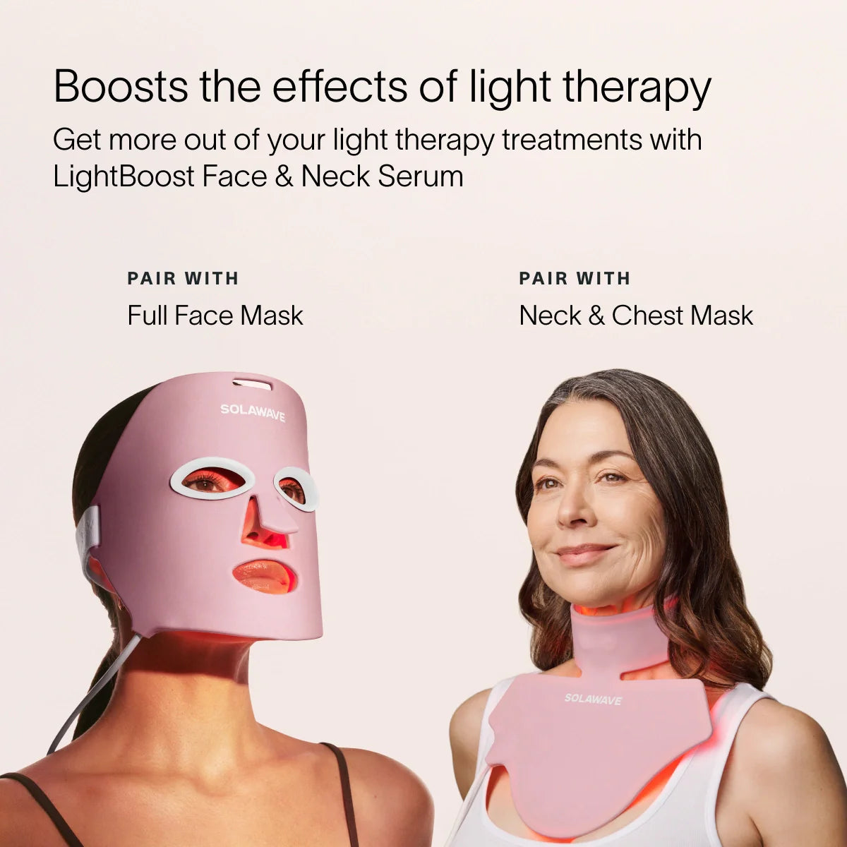 Light Therapy Boosting Face & Neck Serum Solawave