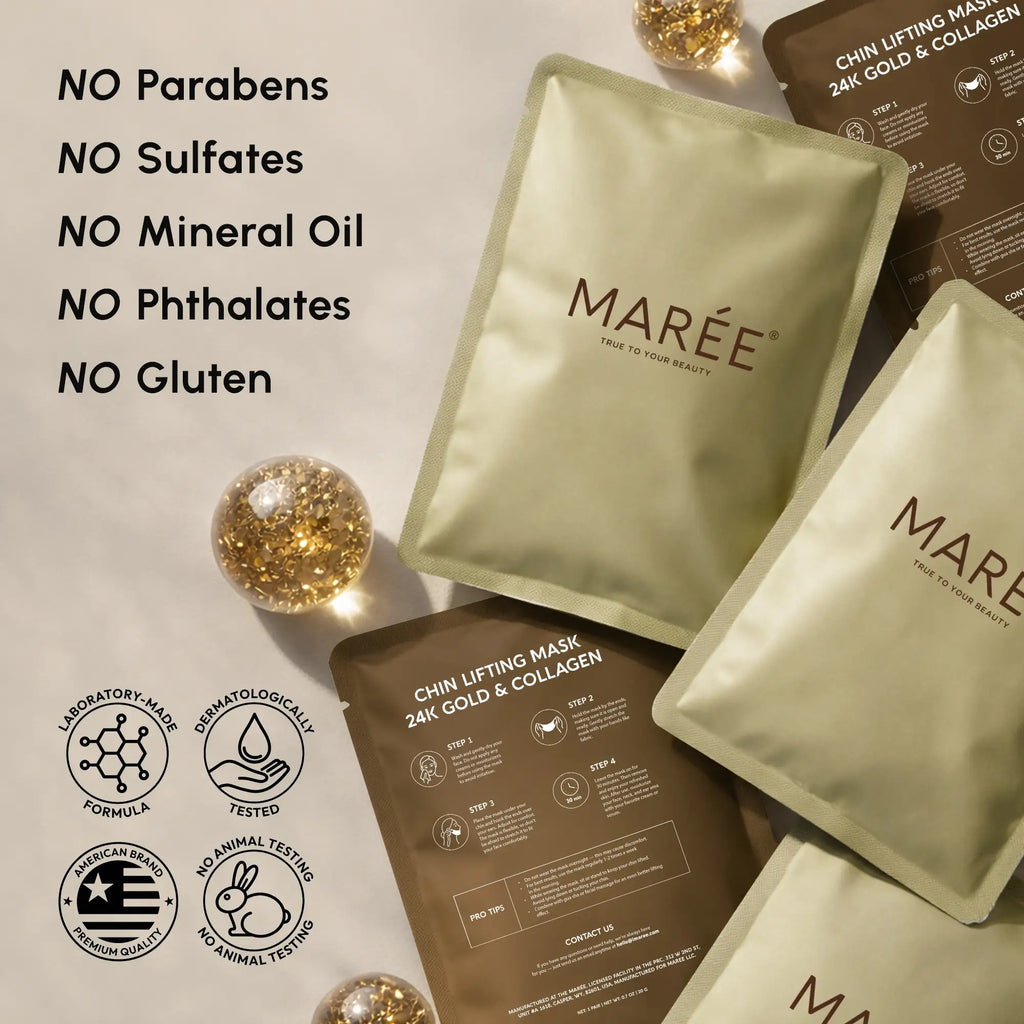 24K Gold Chin & Jawline Lifting Mask Maree