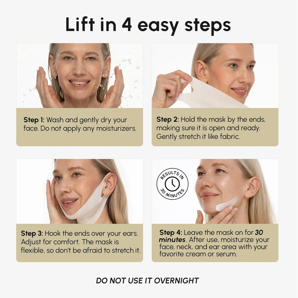 24K Gold Chin & Jawline Lifting Mask Maree