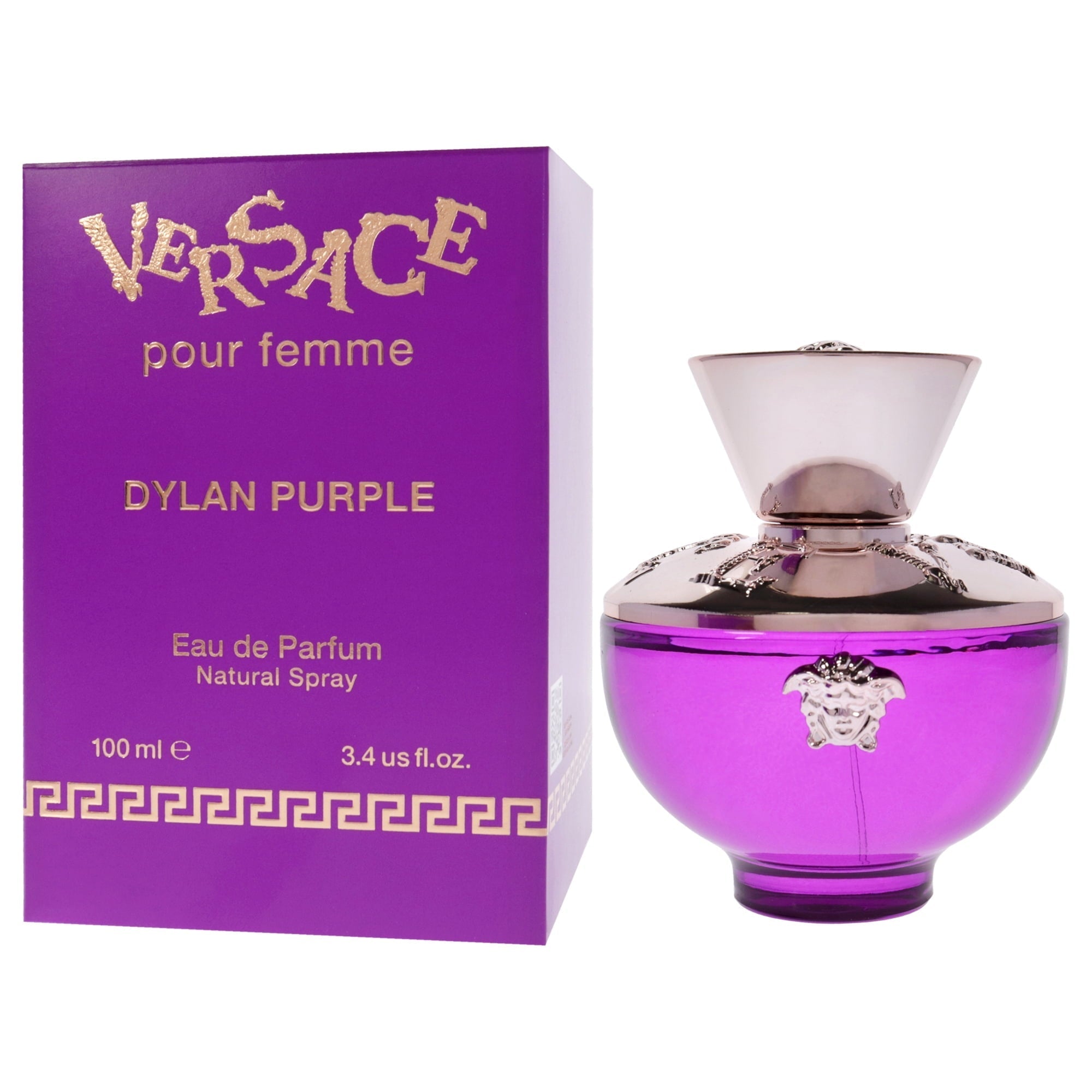 Versace Dylan Purple Eau de Parfum Spray for Women 3.4 oz Fandi Perfume