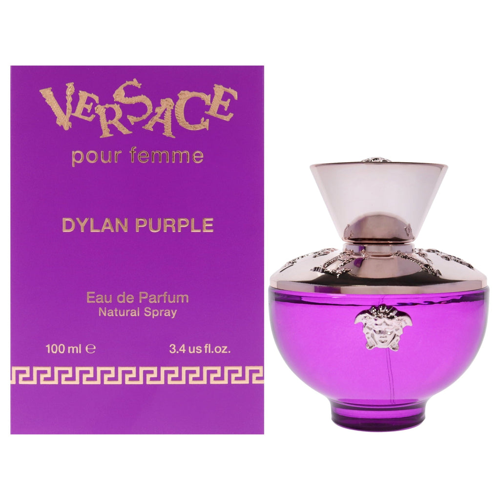 Versace Dylan Purple Eau de Parfum Spray for Women 3.4 oz Fandi Perfume